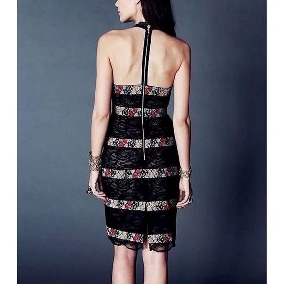 FREE PEOPLE Party Dress Intricate Long Draped Gown - Picture 2 of 8